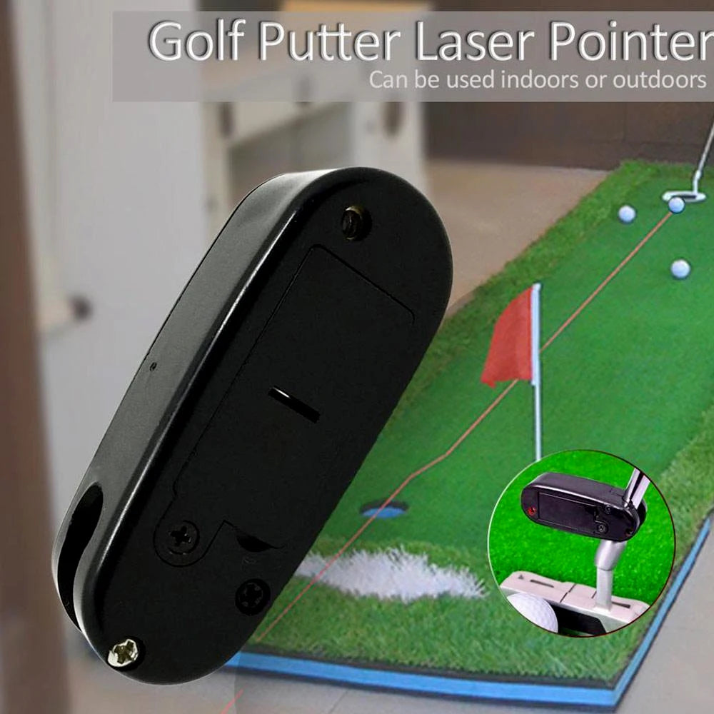 Mini Black Golf Putter Laser Pointer Putting Training