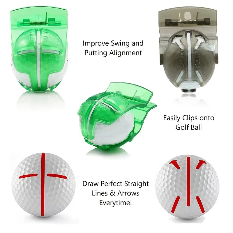 Golf Ball Line Liner: Accurately Align Your Putts with this Drawing Marker!